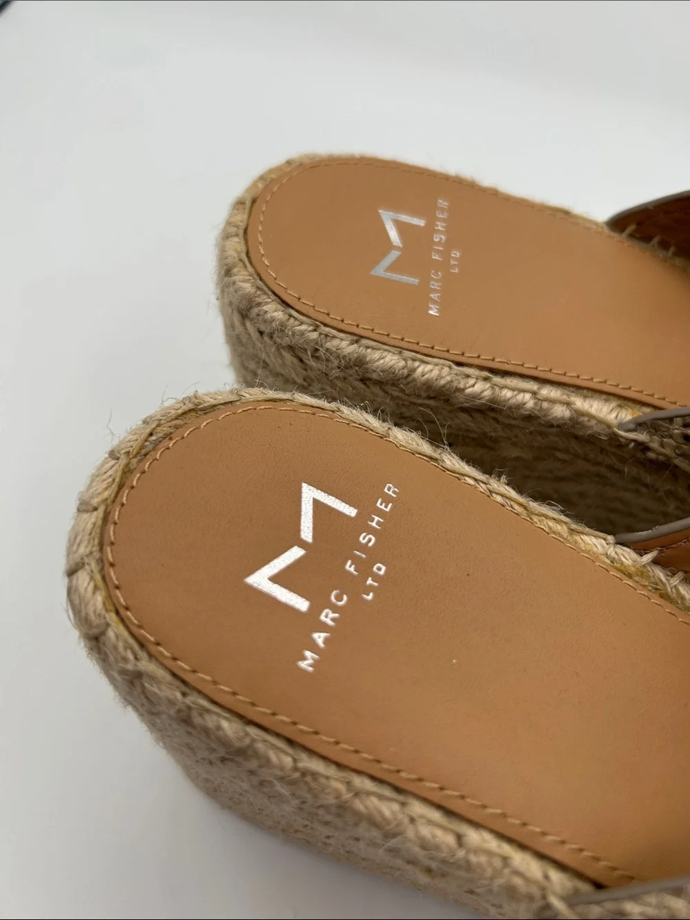 Marc Fisher Snake-Print Espadrille Wedge Sandals - Beige/Black